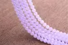 Perles Grade A Jade Violet Clair Naturel 4mm 6mm 8mm 10mm 12mm Lisse Poli Rond 15 Pouces Brin YZ02