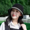 Berets Sommer Hohl Kühle Eimer Hüte Koreanische Gestrickte Sonnencreme Hut Im Freien Reise Fischer Becken Kappe Mode frauen Kleine Topf