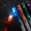 Artigos de papelaria de escritório criativos com nova lanterna caneta esferográfica multifuncional material de escritório escolar caneta piscando led iluminado canetas de escrita dh844