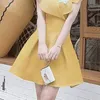 Lässige Kleider französische Nische Design süßes Kleid 2024 Sommer Frauen Mode Promi Elegante fliegende Ärmel hohe Taille Short Frau
