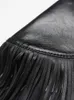 Riemen XITAO Zwarte Persoonlijkheid Kwastje Buikbanden Vrouwen Mode Shirt Collocatie Decoratie Riem Straat Trendy All-Match HQQ0374