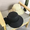 Sombreros de ala ancha Moda Lady Bowknot Playa Arena Sombrilla Sombrero de paja Primavera Verano Mujeres al aire libre Elegantes gorras plegables