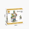 Blocks City Street View Series Mini Building Blocks Coffee Shop Convenience Store Model Building Blocks Assembly Toys Christmas Gift R230718