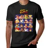 Herr Polos Street Fighter II Select Character T-shirt Estetiska kläder snabbtorkande grafiska t-skjortor för män bomull