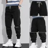 Calças masculinas outono e inverno jeans bordados com personalidade hip hop costura solta tamanho grande roupas de trabalho em geral