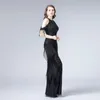 Vestidos de festa Luxo Dubai Vestido de noite com cristais pretos frisado Longo Sereia Tule Backless Lantejoulas Formal