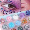 Autre Maquillage Portable Multifonctionnel Paillettes Scintillantes Ombre À Paupières Paillettes Décoration Pour Cheveux Visage Corps Visage Ongles DIY Partie Maquillage J230718