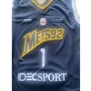 Camisas de basquete ao ar livre Metropolitans 92 1 WEMBANYAMA Costura Bordado Camisa de esportes ao ar livre Qurple Branco Azul Alta Qualidade 230717