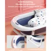 Bathing Tubs Seats Baby Shower Protable Bath Tub Folding Large Size Bathtubs Can Sit And Lie Down 06 Years born Products Mat Net 230718