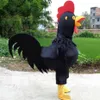 2019 usine plus mignon blanc rouge noir jaune poulet mascotte costume dessin animé costume fête d'anniversaire mascarade221i