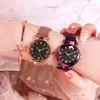 Montres-bracelets Mode Luxe Femmes Montres Milan Aimant Alliage Bracelet Chiffres Romains Ciel Étoilé Dames Horloge Quartz Montre-Bracelet Relogio Feminino