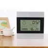 Relógios de mesa Eletrônicos Despertador digital Relógio com temperatura Umidade Calendário Snooze Alimentado por bateria para home office