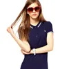 Chemisiers pour femmes Chemises Blé Polo Shirt Fleur Cou Casual Brodé À Manches Courtes Revers Jupe 230717