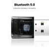 USB Bluetooth 5 0 dongle adaptör 4 0 PC Hoparlör için Kablosuz Fare Müzik Ses Alıcı Verici APTX250Q