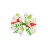 3 tum baby bow clips Barrettes Christmas Grosgrain Ribbon Bows With Clip Snow Baby Girl Pinwheel Hairpins Xmas Hairpin