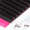 False Eyelashes Lashrujade 16 17 18 19 20mm Long Individual Extension Soft Faux Silk Mink Russian Volume Lash Supplies 230617