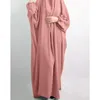 Этническая одежда Ид, с капюшоном, мусульманские женщины, хиджаб платье полное покрытие Рамадан платье Исламская одежда Никаб.