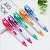 creative office stationery with new flashlight multifunction ballpoint pen school office supplies flashing pen led lighted up writing pens dh8652