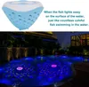 Decorações de jardim Luzes flutuantes para piscina à prova d'água colorida Lagoa submersível operada por bateria Banheira Fonte de spa Projetor Presentes para crianças 230717