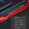 Autocollant de porte de voiture en Fiber de carbone 4 pièces pour Alfa Romeo Giulia Giulietta 159 156 MITO Stelvio 147 Sportiva Auto Accessories301U