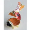 Cadeaux artisanaux fée sur coccinelle bijoux en métal bibelot boîte décor vintage unique métal cadeau métal collectibles211Z