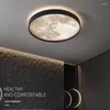 天井のライトモダンなクリエイティブムーンランプ導かれたシャンデリアシンプルな装飾照明器具サーキュラー通路の屋内の家