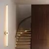 Candeeiro de parede moderno LED arandela para casa corredor escada faixa de luz nórdica sala de estar fundo quarto iluminação de cabeceira