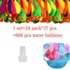 Piasek zabawa woda zabawa 888pcs Bomby balony Szybkie wypełnienie magiczne balon zabawki na świeżym powietrzu dla dzieci gier