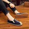 Pantofole Veowalk Espadrillas stile giapponese da uomo Flats Fondo morbido fatto a mano Uomo Comodo slip on mocassini Scarpe da guida uomo L230718