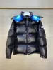 Designerjacken Mon Jacke für Herren Winter Pufferjacke Mäntel Gepolsterter und verdickter Windjacke Klassische französische Marke mit Kapuze und Reißverschluss Warm Matter M-3XL Neu