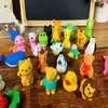 Pencil Erasers Removable Assembly Animal Erasers for Party Favors Fun Games Kids Puzzle Toys276i