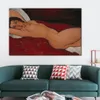 Nude Painting Canvas Art Handmade Amedeo Modigliani of Reclining Nude 1917 Oil Artwork Modern Home Decor