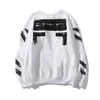 Tasarımcı Erkek Kapşonlu Hip Hop Erkekler Sokak Giyim Offs Beyaz Gömlek Pamuk Gevşek Off Mektup Hoodys High Street Pullover Sweatshirt Giysileri