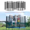 Trampoliner 3.06M1.83M2.44M Trampolin -kapsling Netstaket Ersättning Hållbart säkerhet Mesh Netting Suit Fitiness Accessories 6810Feet 230717