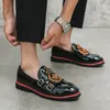 GAI GAI GAI Gentlemen's Dress Comfortable Embroidered Loafers Italian Style Men's Casual Shoes Large Size 38-48 230718