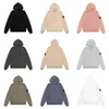 Cores Designers Mens Stones Island Hoodie Candy Hoody Stones Mulheres Casual Manga Longa Casal Solto O-pescoço Moletom Hd