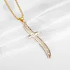 Pendant Necklaces Fashion Personality Creative Dagger Shape Necklace Men's Trend Stainless Steel Party Casual Accessories