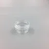 1ML Plastic Clear Empty Jar 1G Cosmetic Mini Pot Acrylic Make-up Eyeshadow Lip Balm Nail Art Piece Container Bottle Travel Sample Size Eqfhm