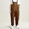 Herenjeans Jumpsuits met lange mouwen voor heren Elegante, verfijnde jumpsuit Relaxed Fit Duck Bib Heren mouwloos rompertje