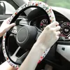 Steering Wheel Covers Rose Flower Car Cover Antislip Shelter Floral Design Prevents Stain Scratches & Fading
