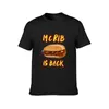 Polos masculinas É a temporada de McRib! T-Shirt Custom T Shirts Sweatshirt Heavyweight For Men