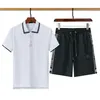 mens survêtements designer mode pur coton hommes femmes t-shirts revers cou manches courtes polo shorts qualité casual respirant costume court