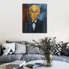 Mooie Vrouw Canvas Art Studeerkamer Decor Max Jacob Amedeo Modigliani Schilderij Handgemaakte Hoge Kwaliteit