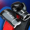 Beschermende uitrusting Bokshandschoenen voor heren PU-leer Muay Thai-bokszak MMA Kickboxing Pro Grade Sparring Training Fight-handschoenen voor mannen en vrouwen HKD230718