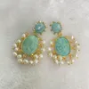 Boucles d'oreilles pendantes 2023 Tianhe pierre petit pendentif perle pour la mode féminine luxe élégant et de haute qualité boucle d'oreille bijoux