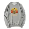 Mäns hoodies jag är mestadels fred kärlek lycka retro buddha namaste yoga hoodie zen master casual stolthet män unisex pollover tröja