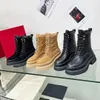 Martin laarzen designer dames Outdoor schoenen Veterschoenen Enkel landleer Combat boots platform Warmte Veelzijdige winter Sneeuw dikke zool Booties 35-42 met doos