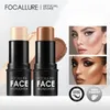 Eye Shadow Focallure Waterproof Shimmer Face Bronzer Highlighters Glitter Corrector Contour Stick Creak Creaky Blush Makeup Cosmetics 230617