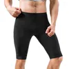 Body Shapers pour hommes Sauna Pantalon de survêtement Short thermique Compression Taille haute Leggings Gym Polymer Boxer Workout Fitness Anti-Slip Shaper
