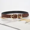 Belts Luxury Genuine Leather Women's Crocodile Pattern Cowhide Needle Buckle Belt Simple Casual Fashionable Andpersonalized Decoration